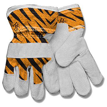 Red Steer 292T-Kids Kids Gloves ZooHands Ages Kids 3-6 and Youth 7-12 Tiger Synthetic Leather Palm Manufactured by Red