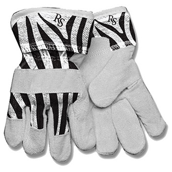 Red Steer 292Z-Kids Kids Gloves ZooHands Ages Kids 3-6 and Youth 7-12 Zebra Synthetic Leather Palm Manufactured by Red