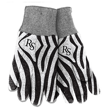 Red Steer 296Z-Kids Kids Gloves ZooHands Ages Kids 3-6 and Youth 7-12 Zebra Jersey Manufactured by Red Steer 296Z-Kids Company