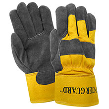 Red Steer Gloves Thinsulate thermal lined suede cowhide 53150