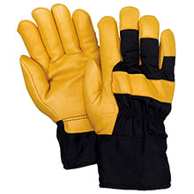Red Steer Gloves HeatSaver lined Lined Leather Palm 56360