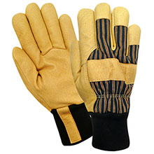 Red Steer Gloves HeatSaver thermal lined grain pigskin 59260