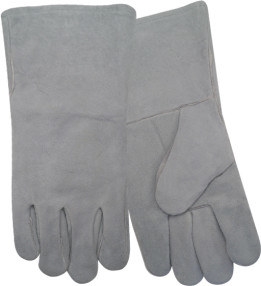 Red Steer Gloves Pearl split cowhide Welding Gloves 6707-L