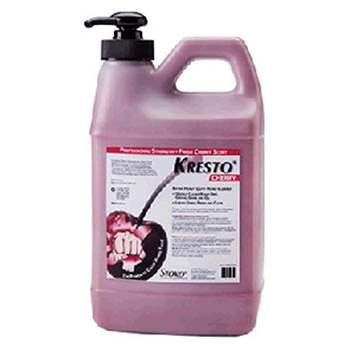 Stockhausen 99027564 STOKO 1/2 Gallon Pump Bottle Red KRESTO Cherry Scented Hand Cleaner