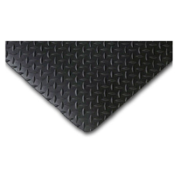 Superior 479S0023BL Manufacturing Notrax 2' X 3' Black 9/16" Thick Cushion Trax Dry Area Anti-Fatigue Floor Mat
