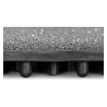 Superior 856S0033BL Manufacturing Notrax 3' X 3' Black Nitrile Rubber NIRU CUSHION EASE Wet/Dry Anti-Fatigue Floor Mat