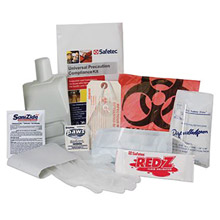Safetec S8917100 Plastic Bio-Hazard Universal Precautions Compliance Kit