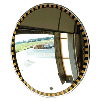 Se-Kurentrols CVI-18SB Se-Kure Controls 18" Acrylic Indoor Convex Security Mirror With Safety Border