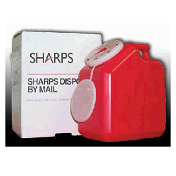 Sharps 12000-012 Recovery System 2 Gallon Needle Disposal Container