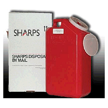 Sharps 13000-008 Recovery System 3 Gallon Needle Disposal Container