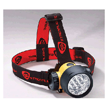 Streamlight 61052 Yellow And Black Septor LED Alkaline Powered Headlamp (3 AAA Alkaline Batteries Included), Per Each