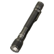Streamlight SD871500 Black Jr. Flashlight With LED, Black Nylon Flapless Holster And Pocket clip 