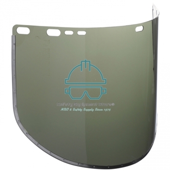 Surewerx Jackson Safety 29090,  Model F30 15 1/2" X 9" X .040" Dark Green Acetate Bound Faceshields