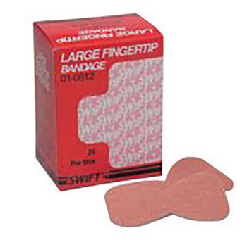 Swift First Aid SH4010812 X-Large Heavy Duty Woven Fingertip Adhesive Bandage