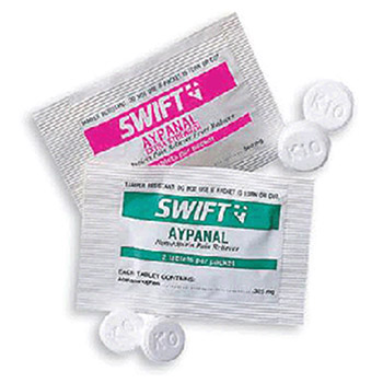 Swift 161581 by Honeywell First Aid 2 Pack Aypanal Non Aspirin Pain Reliever Containing 325Mg Acetaminophen (50 Packs Per Box 12