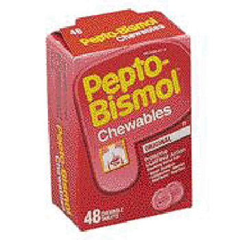 Swift 1732642 by Honeywell First Aid Pepto-Bismol Orginal Chewable Tablets (48 Per Box)