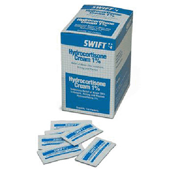 Swift 2330144 by Honeywell First Aid 1 Gram Foil Pack 1% Hydrocortisone Cream (144 Per Box)