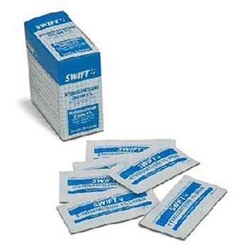 Swift 233020 by Honeywell First Aid 1 Gram Foil Pack 1% Hydrocortisone Cream (20 Per Box)