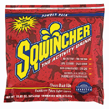 Sqwincher 016047-CH 23.83 Ounce Instant Powder Pack Cherry Electrolyte Drink - Yields 2 1/2 Gallons (32 Packets Per Case)