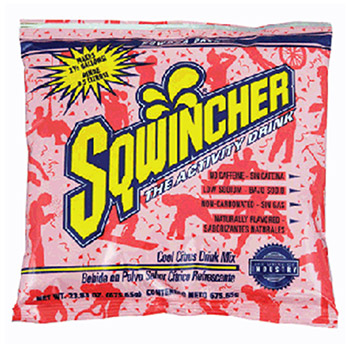 Sqwincher 016050-CC 23.83 Ounce Instant Powder Pack Cool Citrus Electrolyte Drink - Yields 2 1/2 Gallons (32 Packets Per)