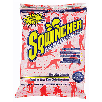 Sqwincher 016402-CC 47.66 Ounce Instant Powder Pack Cool Citrus Electrolyte Drink - Yields 5 Gallons (16 Each Per Case)