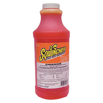 Sqwincher 020226-OR 32 Ounce Liquid Concentrate Orange Electrolyte Drink - Yields 2 1/2 Gallons (12 Each Per Case)