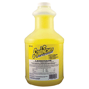 Sqwincher 030323-LA 64 Ounce Liquid Concentrate Lemonade Electrolyte Drink - Yields 5 Gallons (6 Each Per Case)