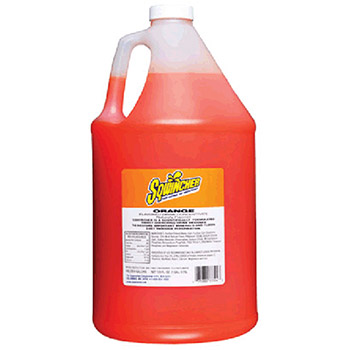 Sqwincher 040204-OR 128 Ounce Liquid Concentrate Orange Electrolyte Drink - Yields 6 Gallons (4 Each Per Case)