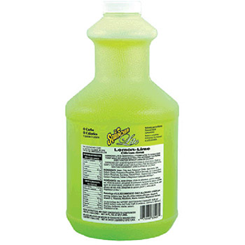Sqwincher 050104-LL 64 Ounce Liquid Concentrate Lemon Lime Lite Electrolyte Drink - Yields 5 Gallons