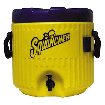 Sqwincher 400103 3 Gallon Cooler/Dispenser With Quick-Flow Spigot And Cup Dispenser Bracket