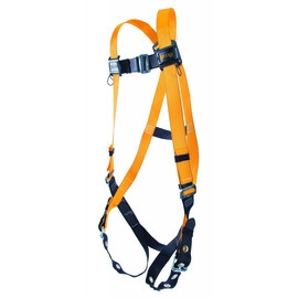 Miller By Honeywell HONT4500UAK Universal Titan Non-Stretchable Full Body Style Harness With Back D-Ring, Mating Shoulder Strap Buckle, Tongue Buckle Leg Strap, Mating Chest Strap Buckle, Sub-Pelvic Strap And Pull-Free Lanyard Ring