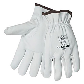 Tillman Small Pearl Premium Top Grain Goatskin Unlined Drivers Gloves With Keystone Thumb