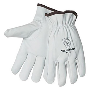 Tillman X-Large Pearl Premium Top Grain Goatskin Unlined Drivers Gloves With Keystone Thumb