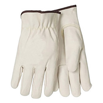 Tillman Large Pearl Top Grain Cowhide Unlined Gunn Cut Import Drivers Gloves With Keystone Thumb (Carded)