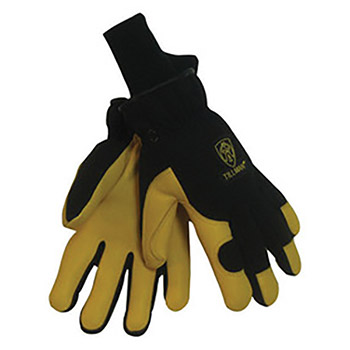 Tillman Large Top Grain Deerskin Thinsulate Lined Cold Weather Gloves With Knit Wrist And Spandex Back