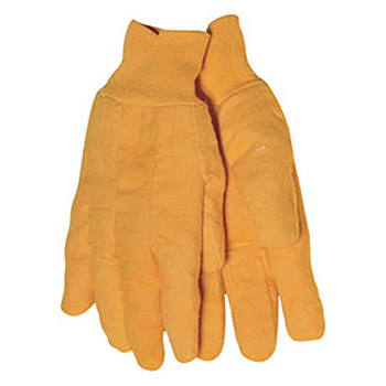 Tillman Large Gold Titan Golden Chore 18 oz Cotton Cold Weather Gloves With Knit Wrist