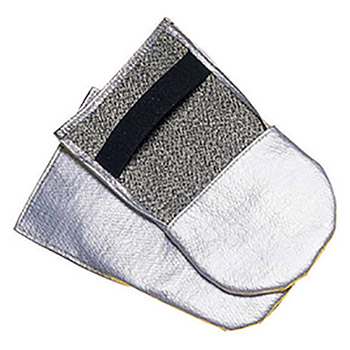 Tillman 5 1-4" X 9 1-2" Silver Aluminized Carbon Kevlar Heat Resistant Backhand Pad