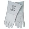 John Tillman & Co Welders Gloves Large Pearl Gray 14in Top Grain Elk Cotton Foam 750XL