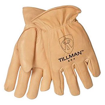 Tillman Medium Gold Super Premium Supple Top Grain Deerskin Unlined Drivers Gloves With Keystone Thumb