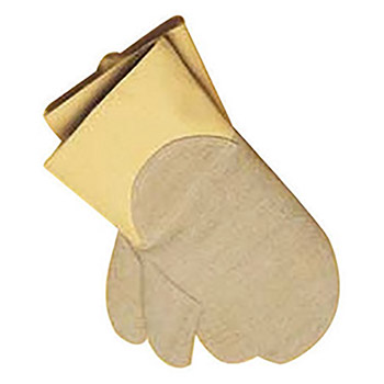 Tillman X-Large 14" Gold 22 Ounce Kevlar  PBI Double Wool Lined Heat Resistant Mitten With Gold Acrylic Coated Fiberglass Cuff