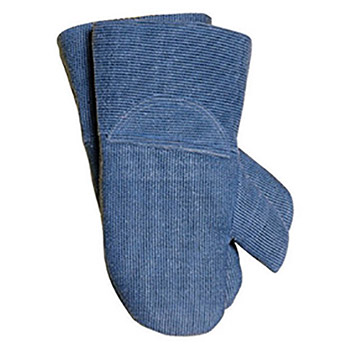 Tillman X-Large 14" Gray 36 Ounce Vertex Wool Lined Heat Resistant Mitten
