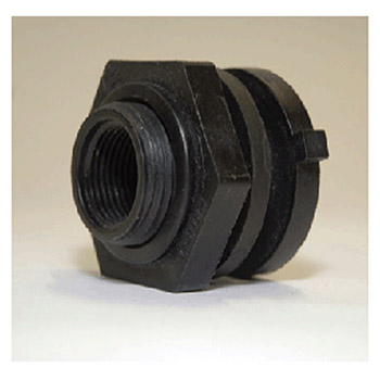 UltraTech 1073 Bulkhead Fitting For Use With Flexible Models Ultra-Spill P1 P2 And P4 Spill Decks