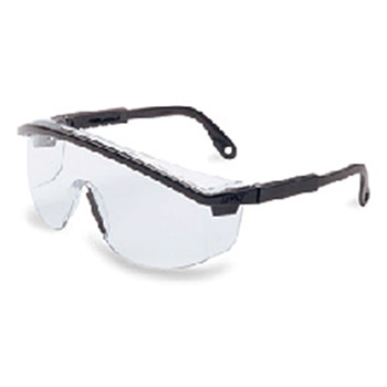 Uvex S135 by Honeywell Sperian Astrospec 3000 Safety Glasses With Nylon Black Frame Clear Polycarbonate Ultra-dura Anti-Scratch
