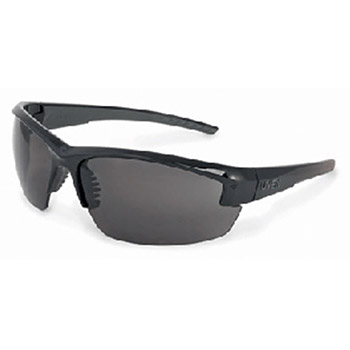 Uvex S1501 by Honeywell Mercury Safety Glasses With Black And Gray Frame And Gray Hard Coat Anti Scratch Lens