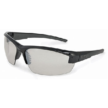 Uvex S1503 by Honeywell Mercury Safety Glasses With Black And Gray Frame And SCT-Reflect 50 Hard Coat Anti Scratch Lens