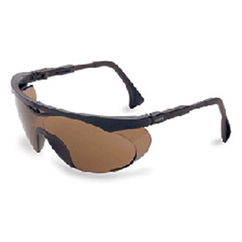 Uvex S1901 by Honeywell Sperian Skyper Safety Glasses With Black Frame And Espresso Polycarbonate Ultra-dura Anti-Scratch Hardcoat