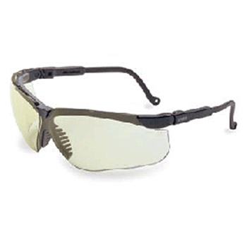 Uvex S3209 by Honeywell Sperian Genesis Safety Glasses With Black Frame And SCT-Low IR Polycarbonate Ultra-dura Anti-Scratch Hardcoat