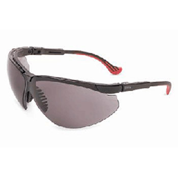 Uvex S3301 by Honeywell Sperian Genesis XC Safety Glasses With Black Frame And Gray Polycarbonate Ultra-dura Anti-Scratch Hardcoat
