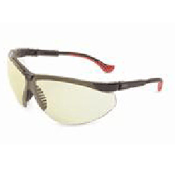 Uvex S3304X by Honeywell Sperian Genesis XC Safety Glasses With Black Frame And SCT-Low IR Polycarbonate Uvex S3304Xtreme Anti-Fog Lense