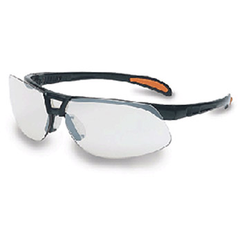 Uvex S4202 by Honeywell Sperian Protege Safety Glasses With Metallic Black Frame And SCT-Reflect 50 Polycarbonate Ultra-dura